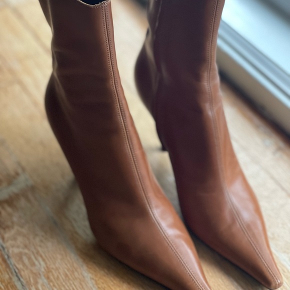 Sergio Rossi brown leather boots size EU 38 - Picture 7 of 7